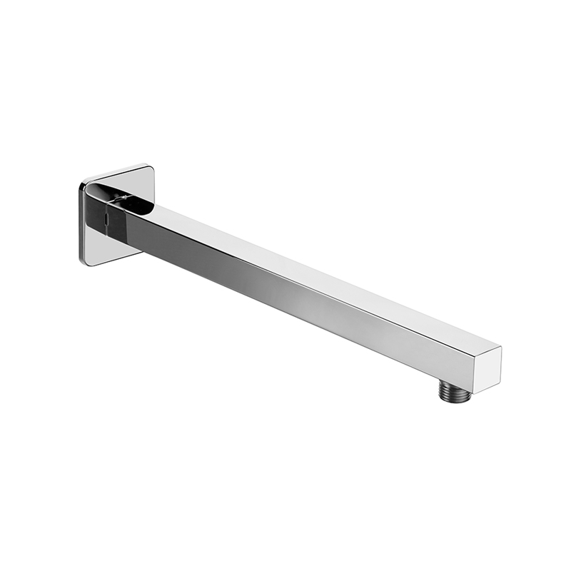 3814 6.2x37.5x6.2cm badrum fyrkantig höger vinkel duscharm med fläns