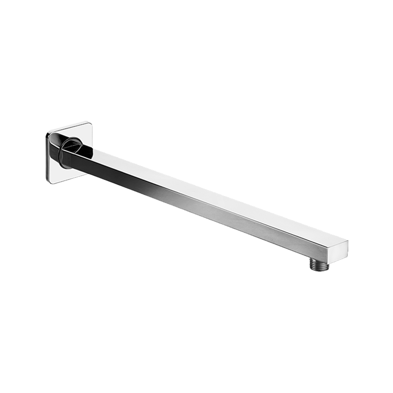 3815 6.4x42.5x6.4cm fyrkantig duscharm med fläns för duschhuvud