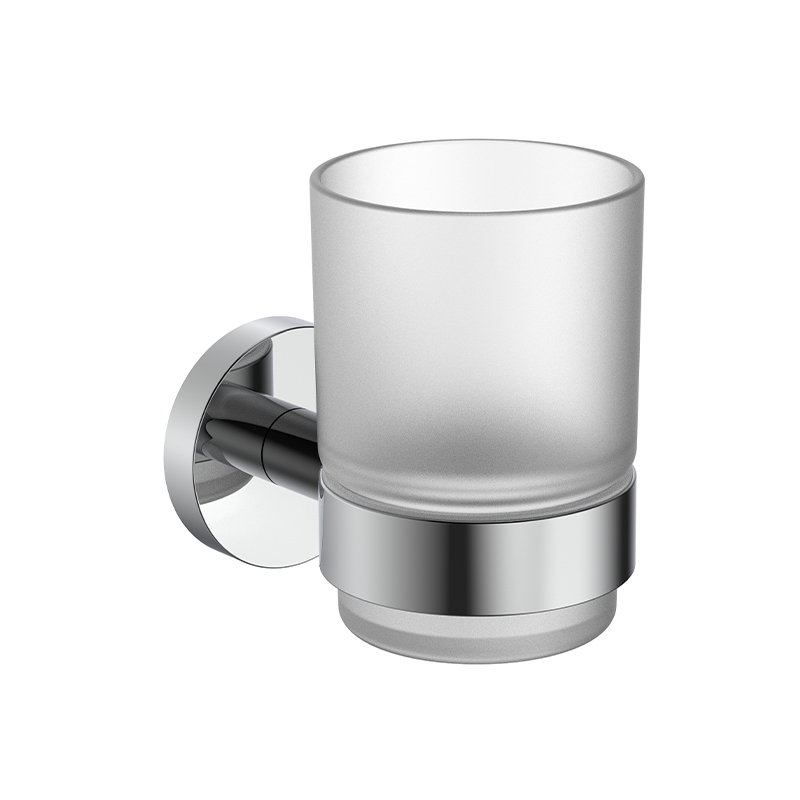 091051 Tandbrushglas tumlare med hållare metall singel tumlare hållare för badrum