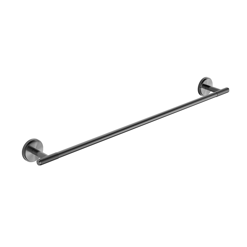 093045 Gun Black Single Handduk Rail Bath Handdukstänger för badrumskök