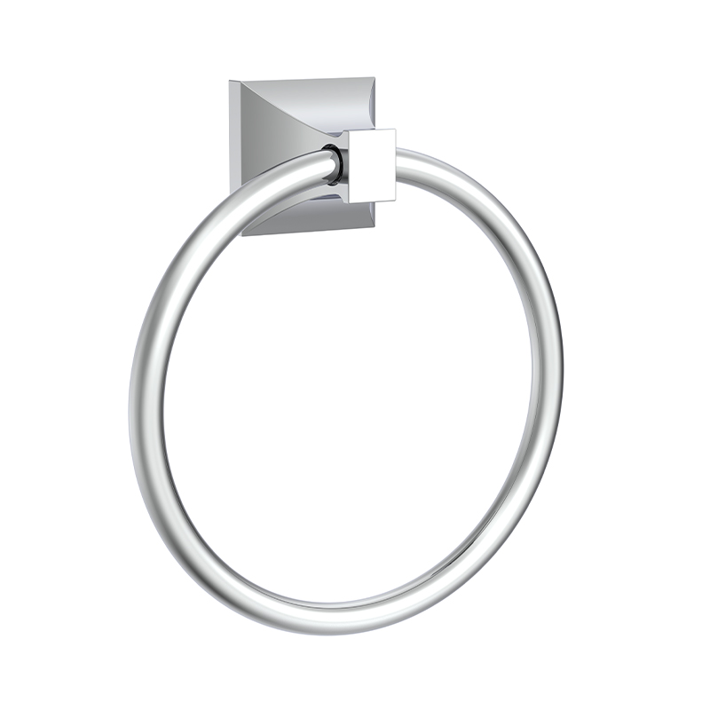 167031 Handduksring hängande runt Simple Matt Black Handduk Square Holder